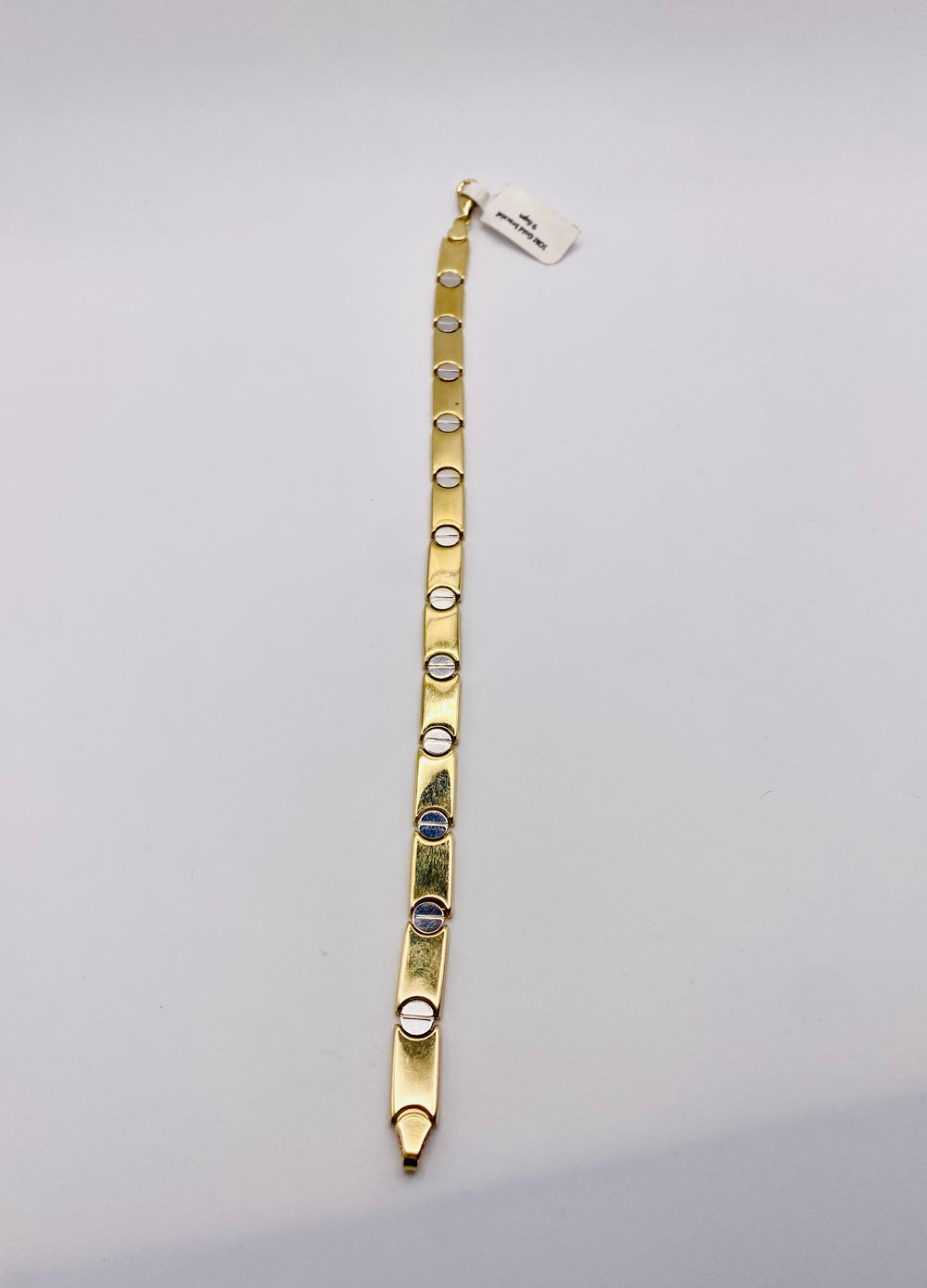 Real 10KT Gold Men Bracelet 8.5 inches length