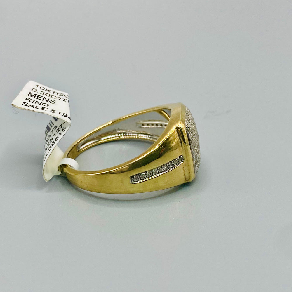 10KT Gold Diamond Men’s Ring of 0.30 CTW