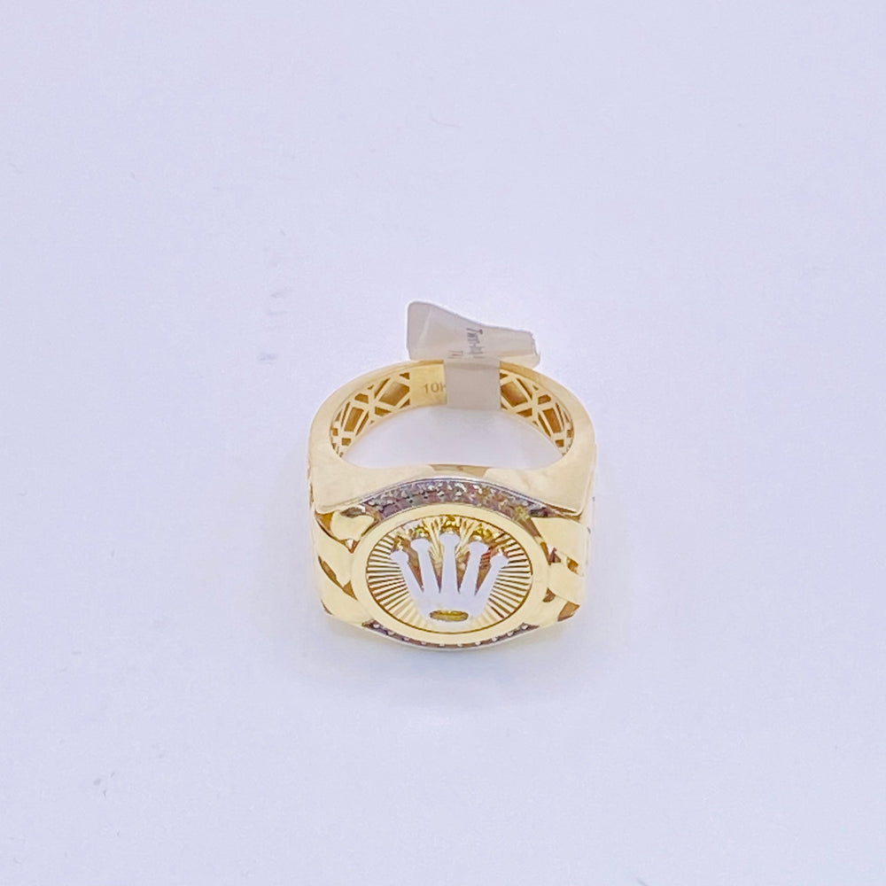 Real 10kt Classy Rolex Men’s Gold Ring