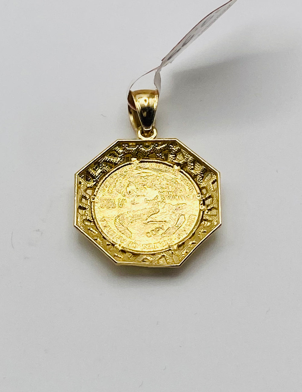 Real 10KT Gold ‘Liberty’ Coin Charm