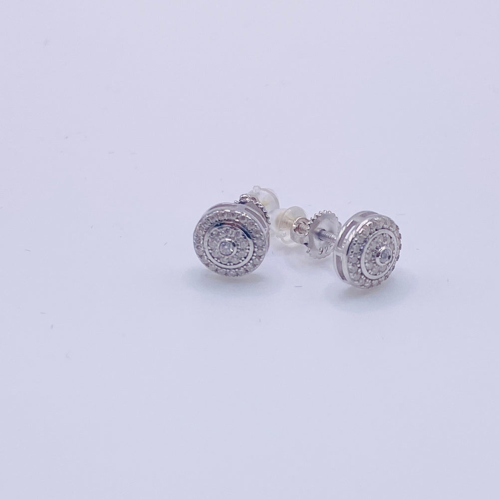 Real 925 Sterling Silver Moissanite 0.42 CTW Earrings